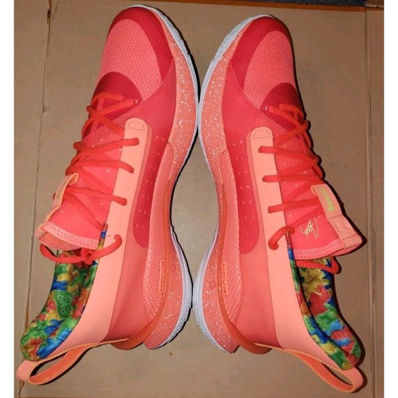 Under Armour Curry 7 Sour Patch Kids Basketball Peach 3021258-603 Men\'s Sz 11.5 main image 7